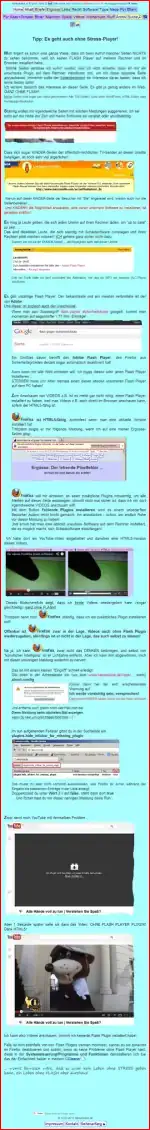 Eine meiner ziemlich langen Webseiten