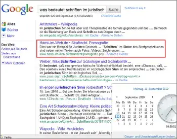 Google-Suche: was bedeutet schriften im juristischen
 sinn