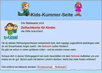 Meine Kids-Kummer-Seite