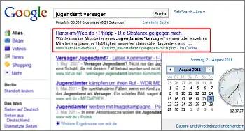 Google-Suche: jugendamt versager