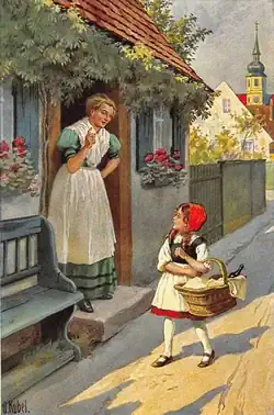 Rotkäppchen, Bild 1 (Otto Kubel)