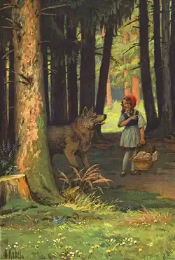 Rotkäppchen, Bild 2 (Otto Kubel)