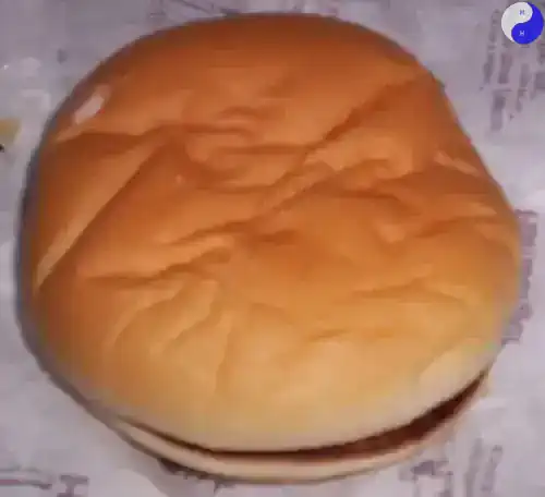 Ein zerknautschter McDonald’s-Hackfleischklumpen!