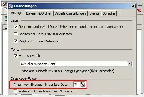 AntRenamer: Log-Datei