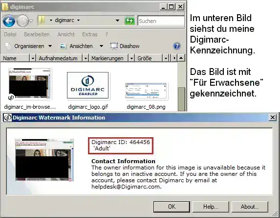 DIGIMARC: Wasserzeichen-Infos