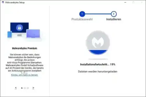 Malwarebytes Anti-Malware: Software-Installation