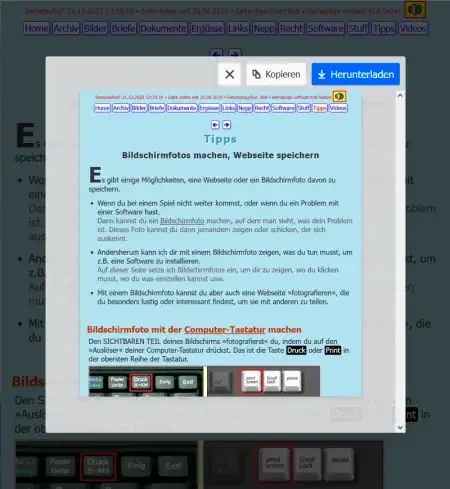 Firefox: Bildschirmfoto aufnehmen, Bild 1